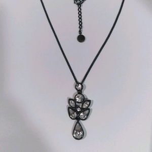 Authentic RARE Givenchy Gunmetal Necklace